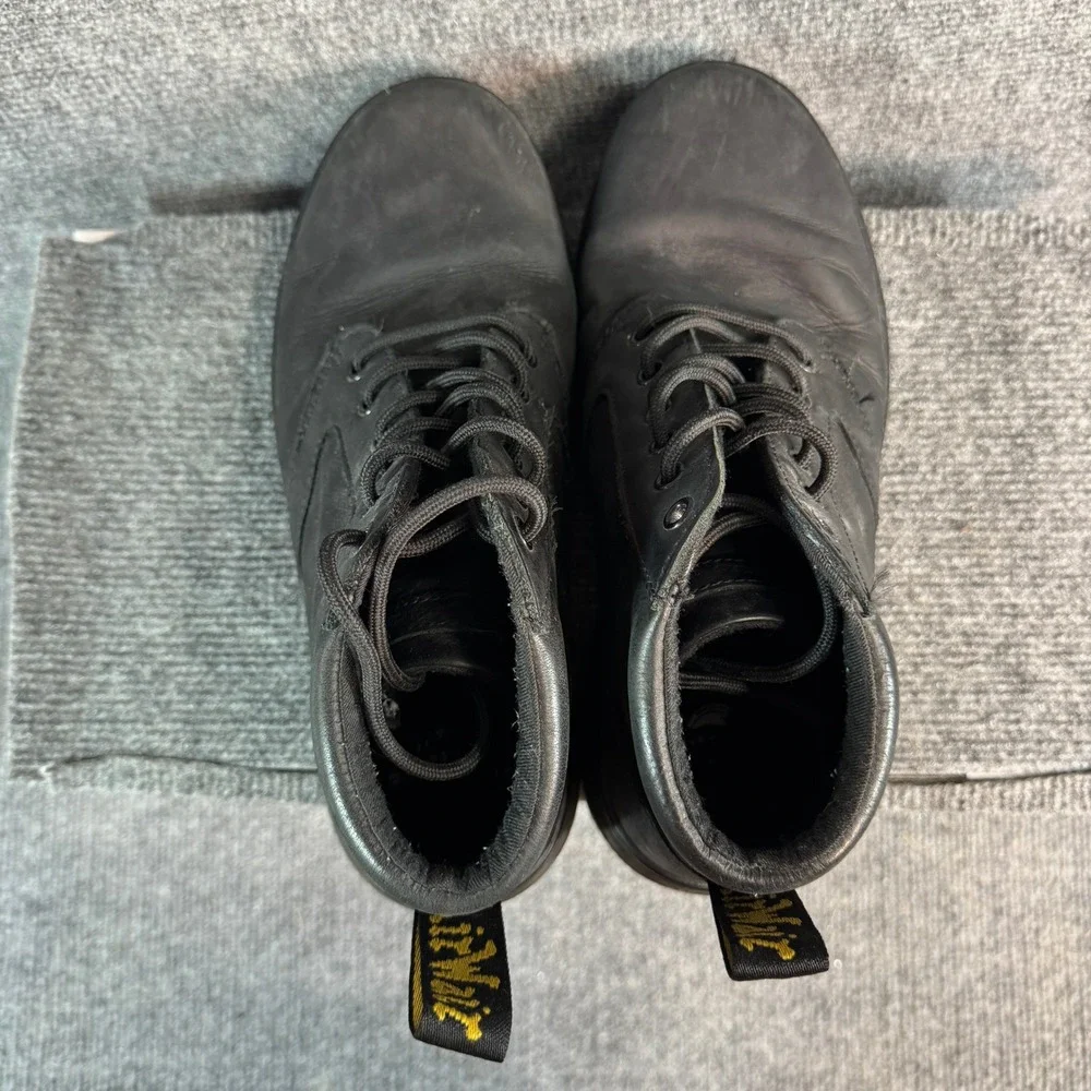 Dr. Martens Bonny Black Leather Chukka Boots 5-Eyelet Lace Up Utility Men 9